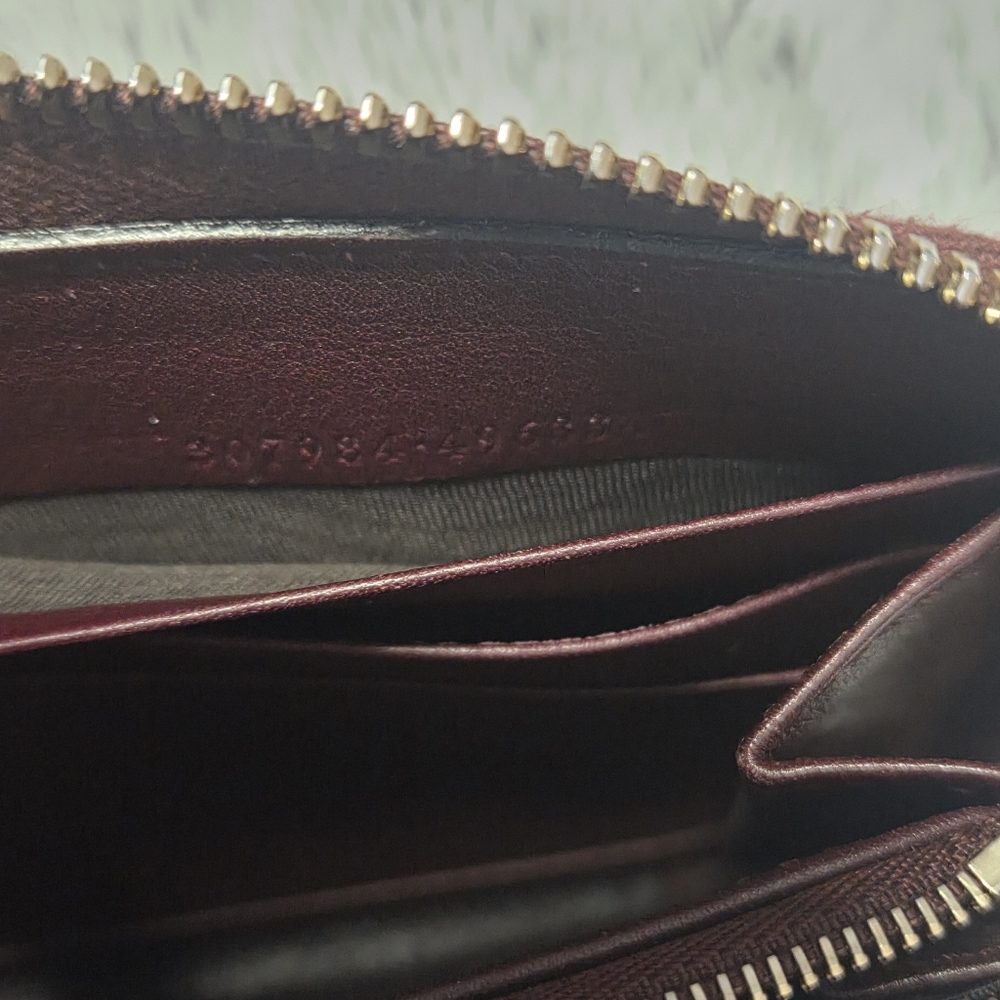 Gucci Brown and Purple Snake Pattern Wallet - Picture 8 of 9